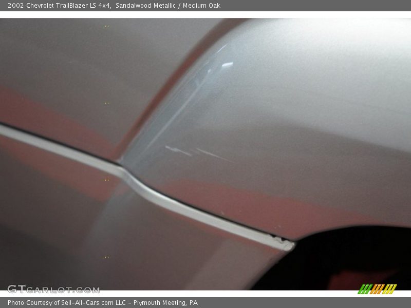 Sandalwood Metallic / Medium Oak 2002 Chevrolet TrailBlazer LS 4x4