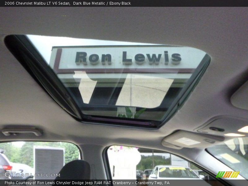 Dark Blue Metallic / Ebony Black 2006 Chevrolet Malibu LT V6 Sedan