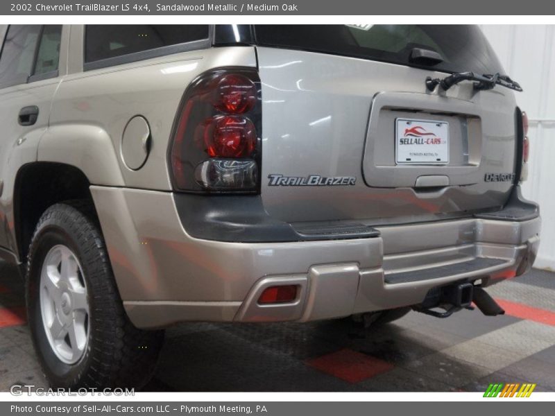 Sandalwood Metallic / Medium Oak 2002 Chevrolet TrailBlazer LS 4x4
