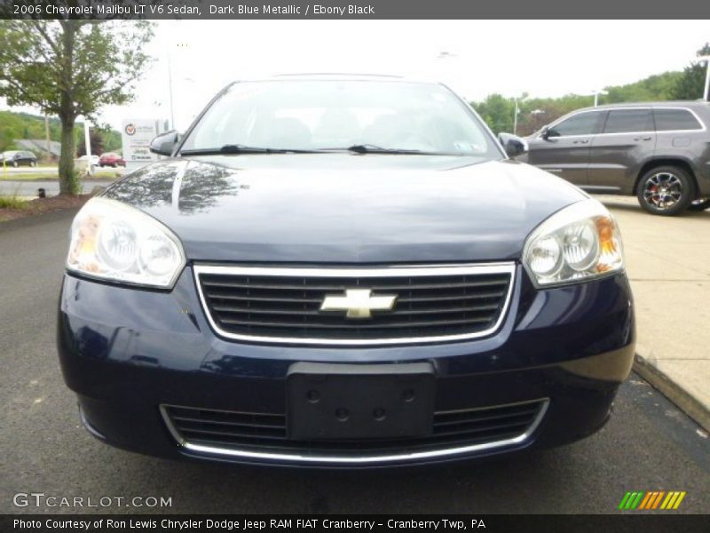 Dark Blue Metallic / Ebony Black 2006 Chevrolet Malibu LT V6 Sedan