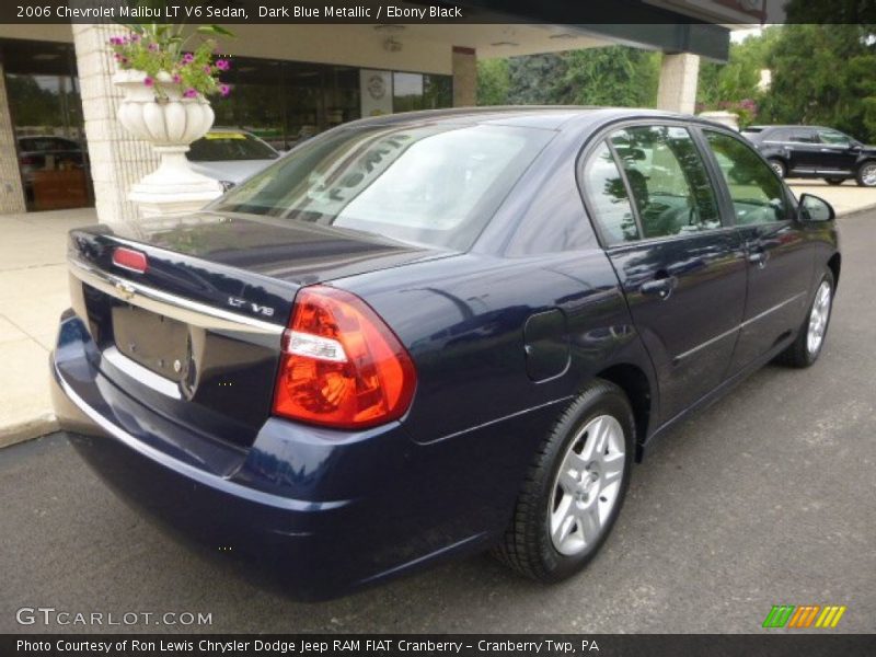 Dark Blue Metallic / Ebony Black 2006 Chevrolet Malibu LT V6 Sedan