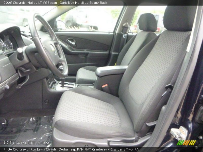 Dark Blue Metallic / Ebony Black 2006 Chevrolet Malibu LT V6 Sedan
