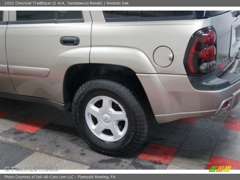 Sandalwood Metallic / Medium Oak 2002 Chevrolet TrailBlazer LS 4x4