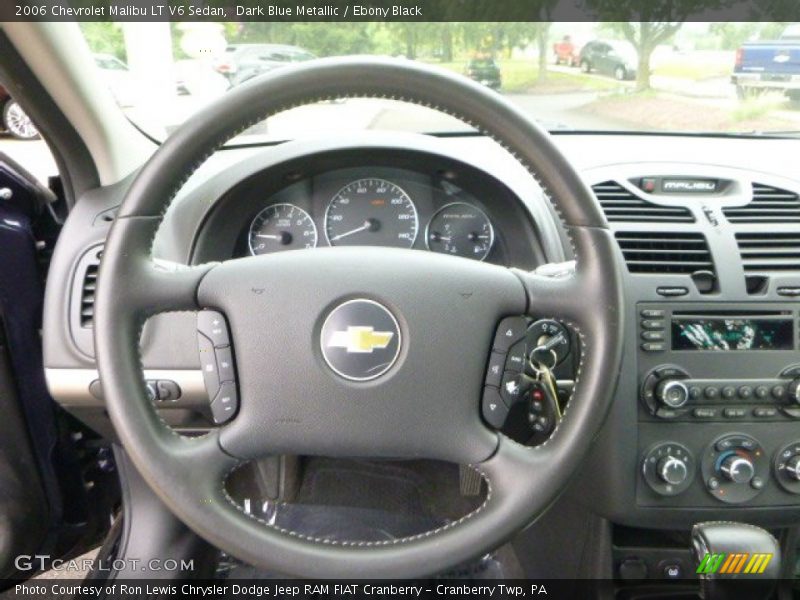 Dark Blue Metallic / Ebony Black 2006 Chevrolet Malibu LT V6 Sedan