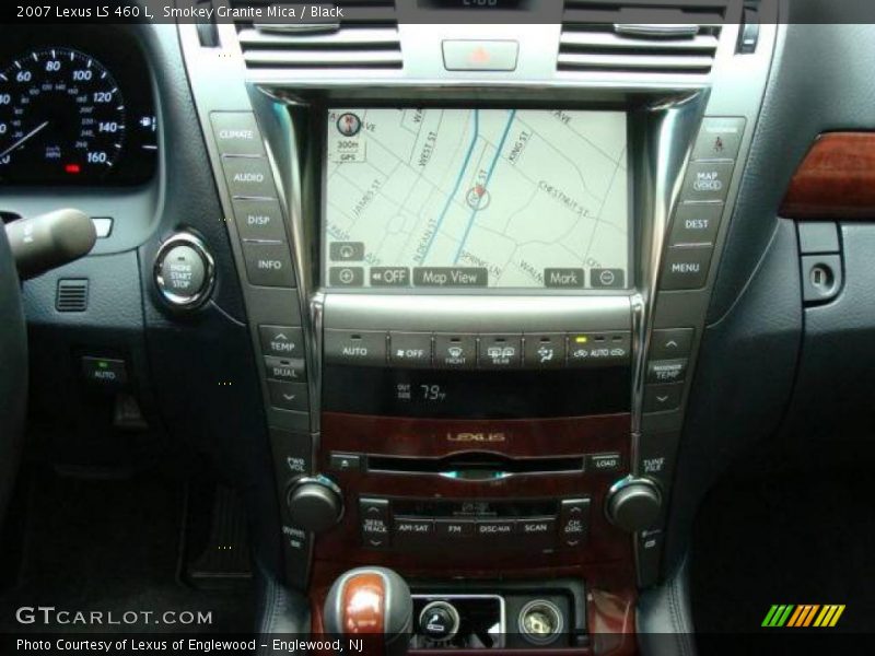 Smokey Granite Mica / Black 2007 Lexus LS 460 L