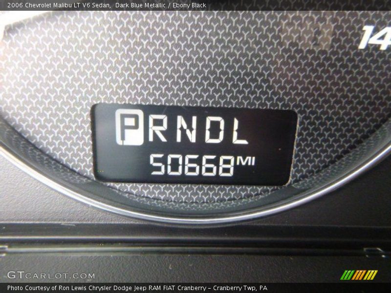 Dark Blue Metallic / Ebony Black 2006 Chevrolet Malibu LT V6 Sedan