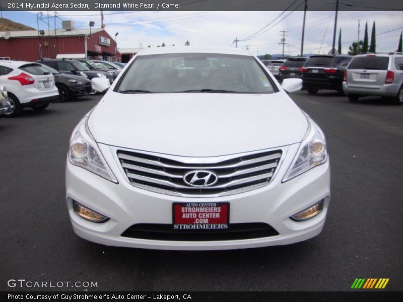 Diamond White Pearl / Camel 2014 Hyundai Azera Sedan