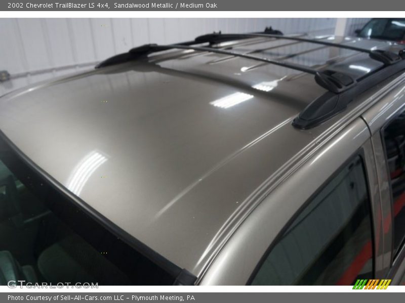 Sandalwood Metallic / Medium Oak 2002 Chevrolet TrailBlazer LS 4x4