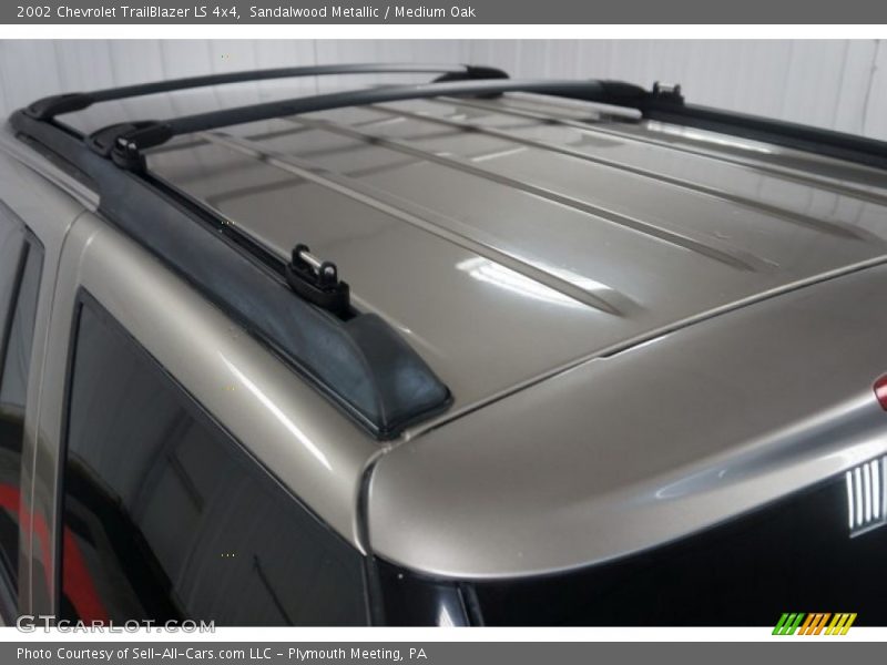 Sandalwood Metallic / Medium Oak 2002 Chevrolet TrailBlazer LS 4x4