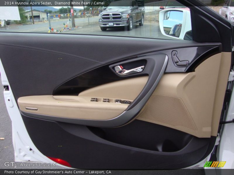 Diamond White Pearl / Camel 2014 Hyundai Azera Sedan