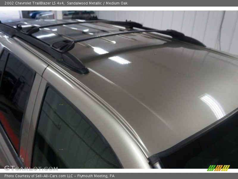Sandalwood Metallic / Medium Oak 2002 Chevrolet TrailBlazer LS 4x4