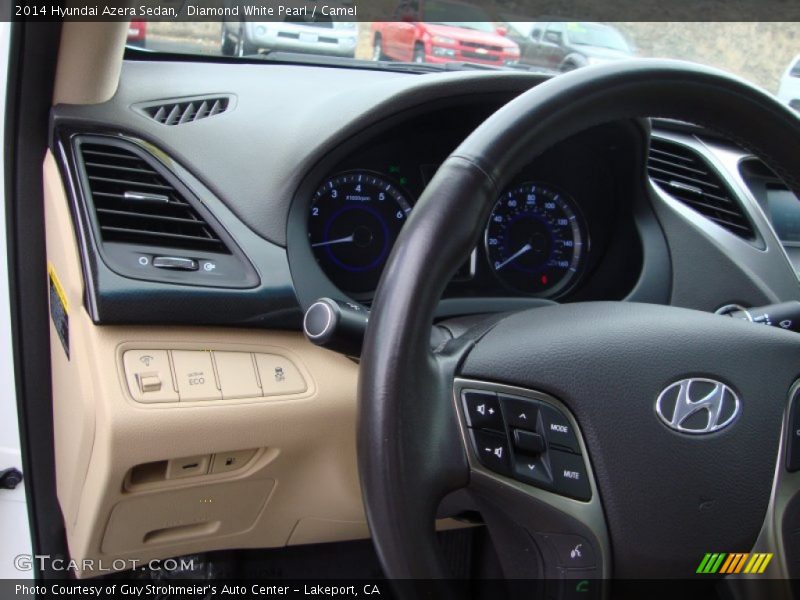 Diamond White Pearl / Camel 2014 Hyundai Azera Sedan