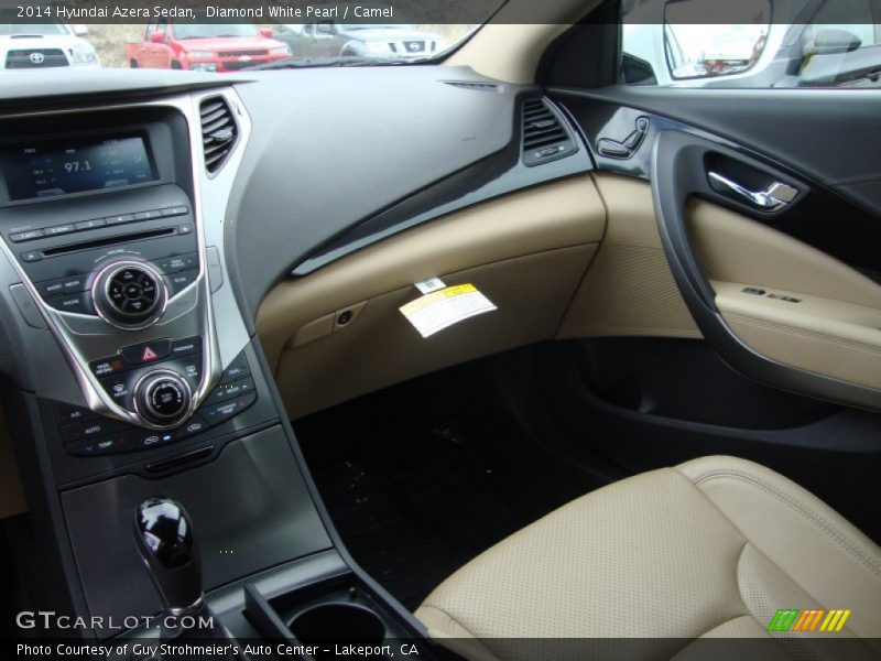 Diamond White Pearl / Camel 2014 Hyundai Azera Sedan