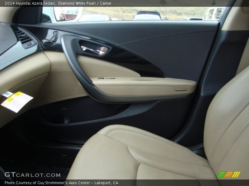 Diamond White Pearl / Camel 2014 Hyundai Azera Sedan