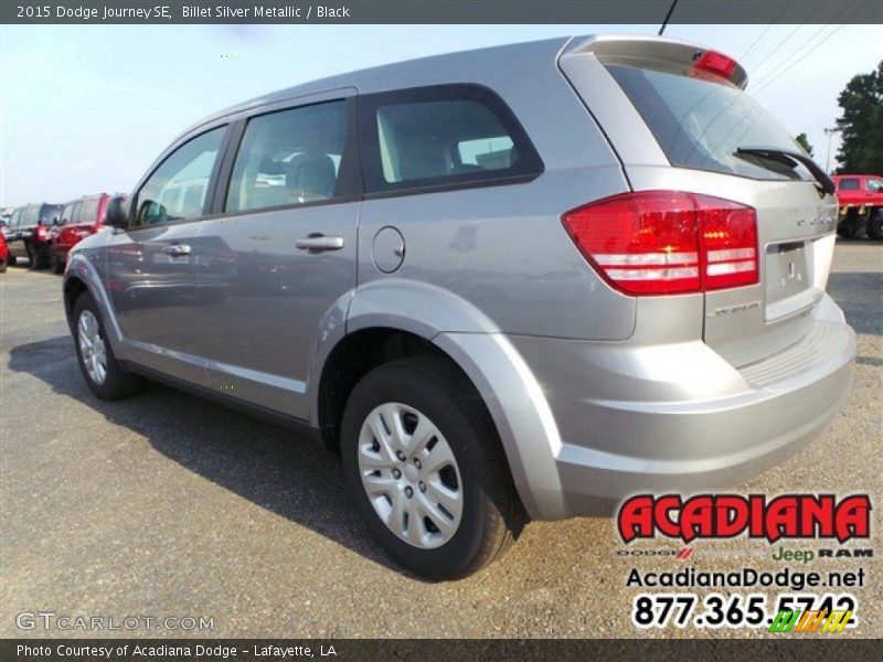 Billet Silver Metallic / Black 2015 Dodge Journey SE