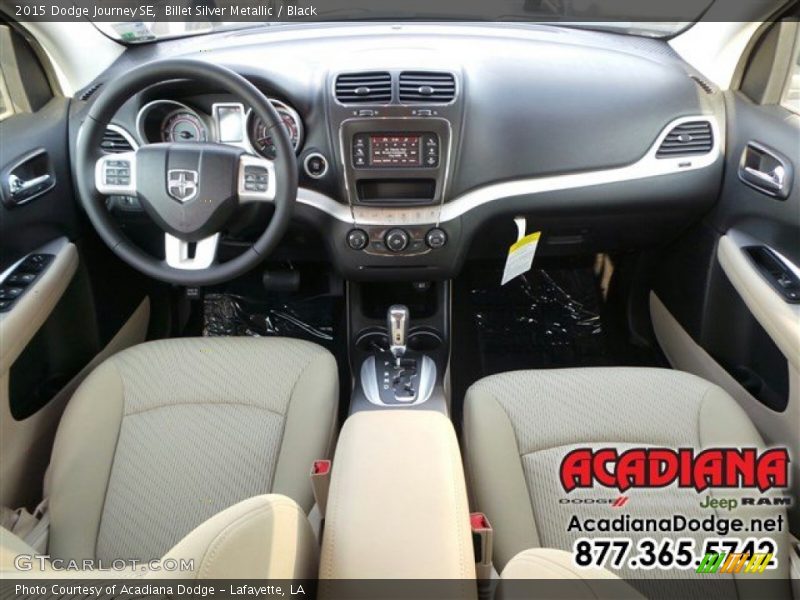Billet Silver Metallic / Black 2015 Dodge Journey SE