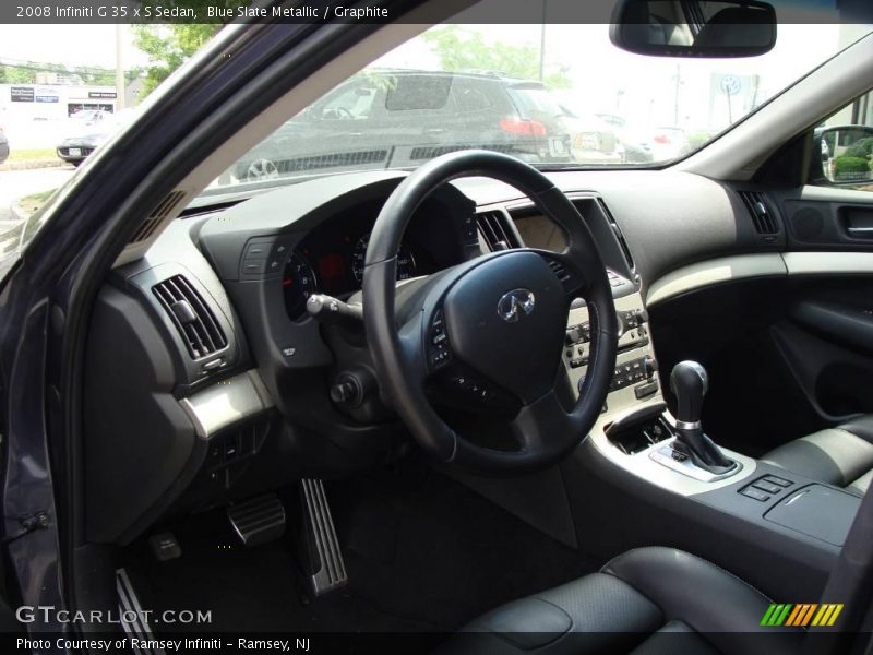 Blue Slate Metallic / Graphite 2008 Infiniti G 35 x S Sedan