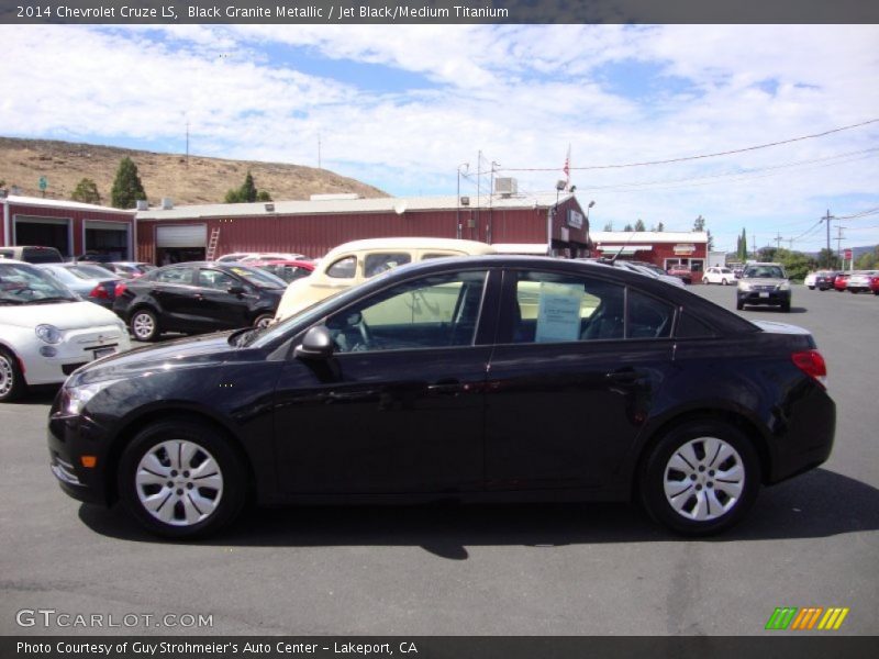 Black Granite Metallic / Jet Black/Medium Titanium 2014 Chevrolet Cruze LS