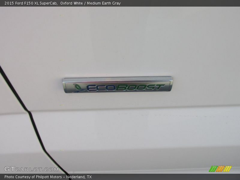 Oxford White / Medium Earth Gray 2015 Ford F150 XL SuperCab