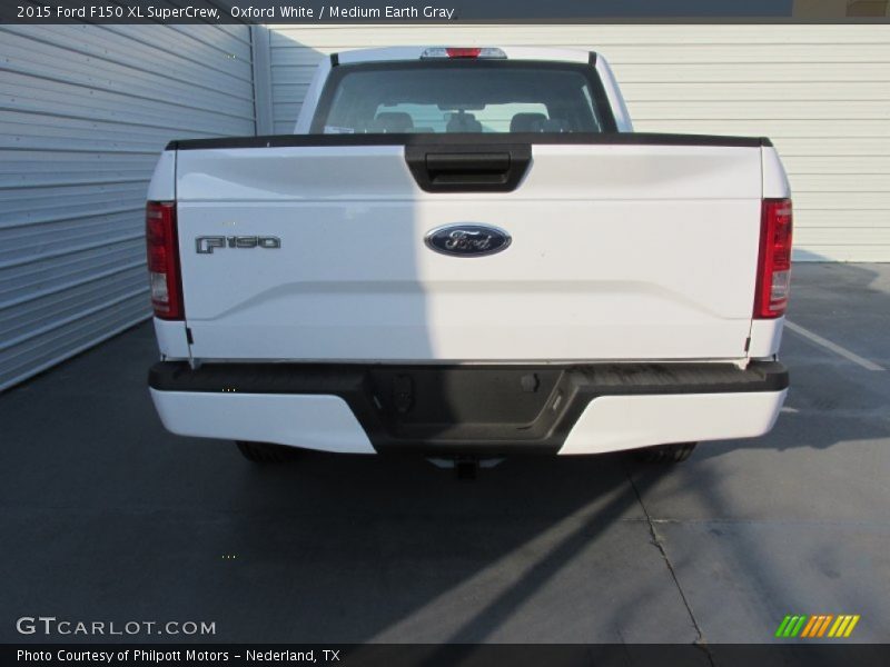 Oxford White / Medium Earth Gray 2015 Ford F150 XL SuperCrew