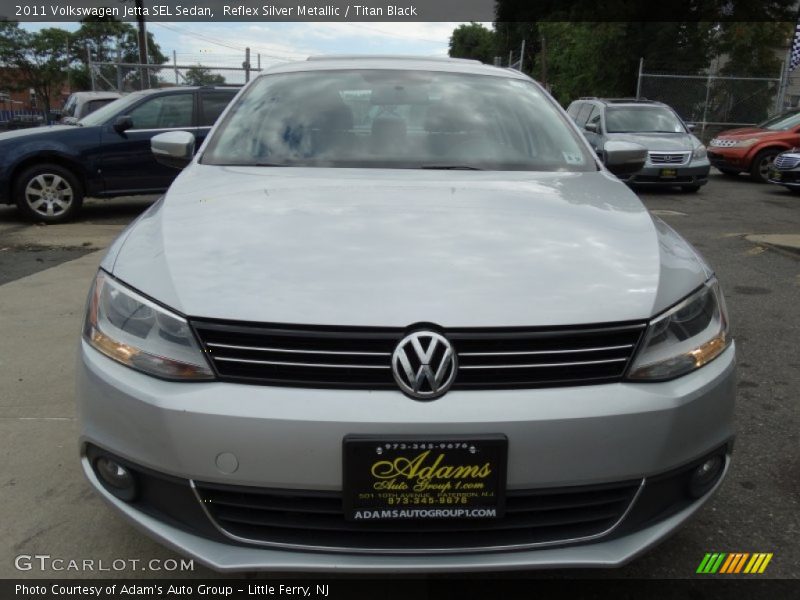 Reflex Silver Metallic / Titan Black 2011 Volkswagen Jetta SEL Sedan