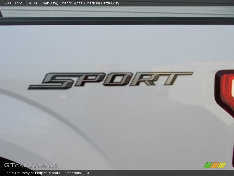 Oxford White / Medium Earth Gray 2015 Ford F150 XL SuperCrew