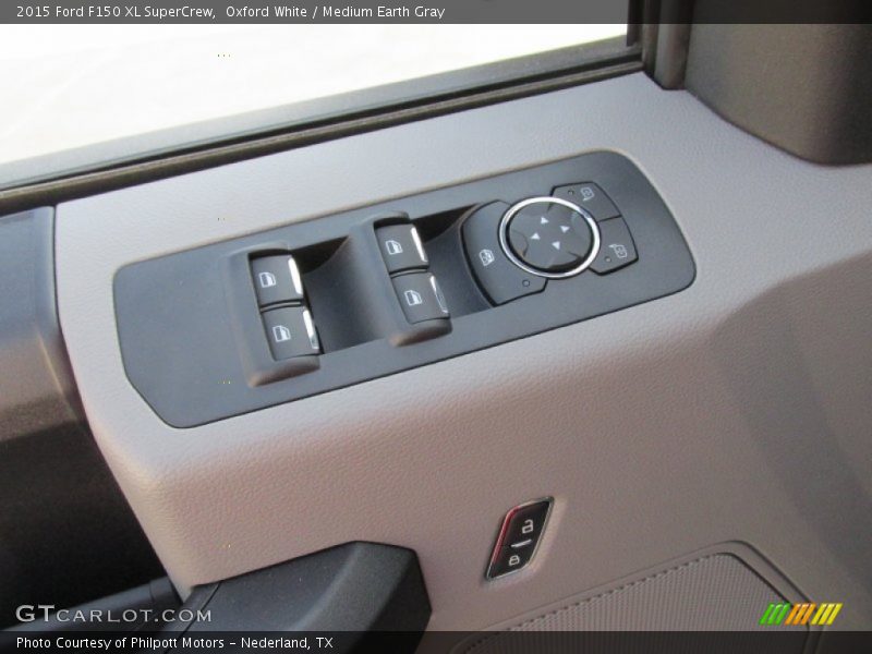 Oxford White / Medium Earth Gray 2015 Ford F150 XL SuperCrew