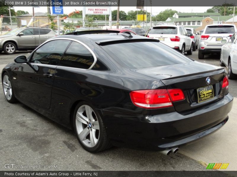 Jet Black / Saddle Brown/Black 2008 BMW 3 Series 328xi Coupe