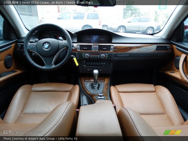 Jet Black / Saddle Brown/Black 2008 BMW 3 Series 328xi Coupe