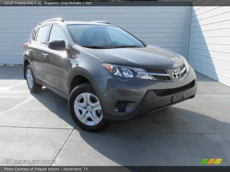 Magnetic Gray Metallic / Ash 2015 Toyota RAV4 LE