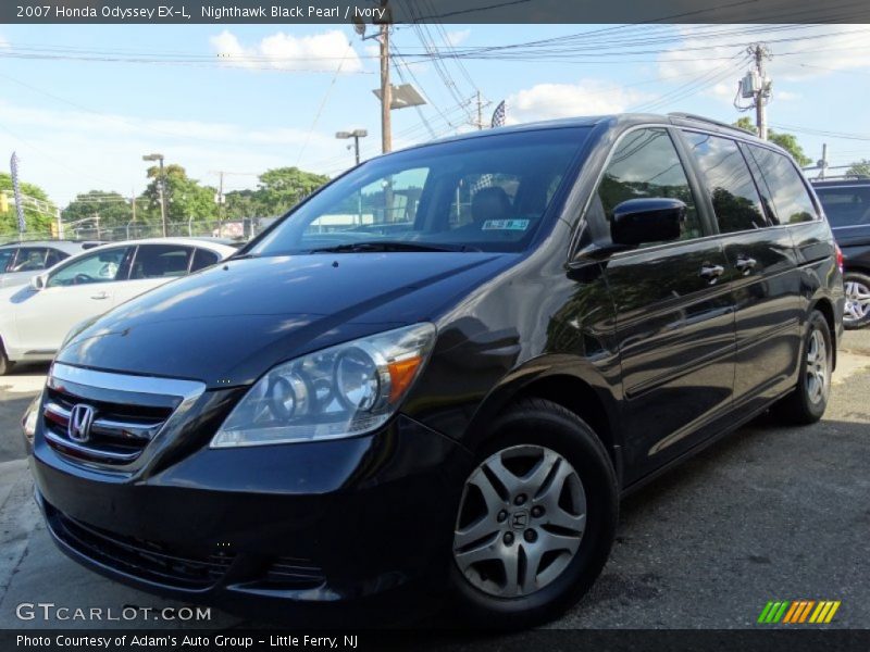 Nighthawk Black Pearl / Ivory 2007 Honda Odyssey EX-L