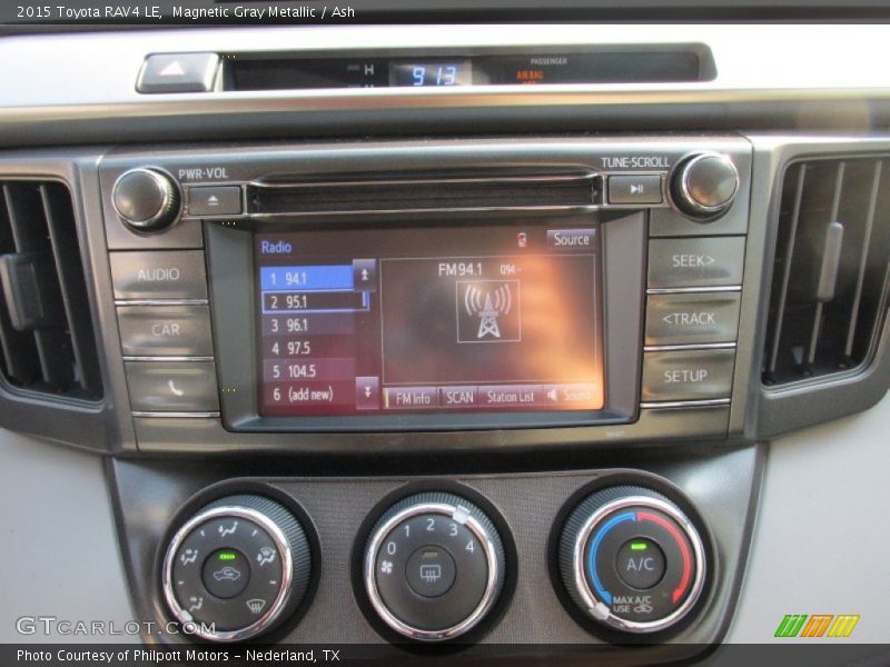 Magnetic Gray Metallic / Ash 2015 Toyota RAV4 LE