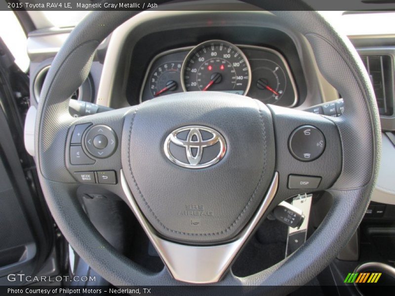 Magnetic Gray Metallic / Ash 2015 Toyota RAV4 LE