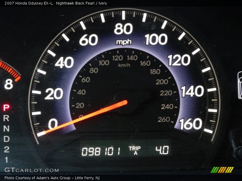 Nighthawk Black Pearl / Ivory 2007 Honda Odyssey EX-L