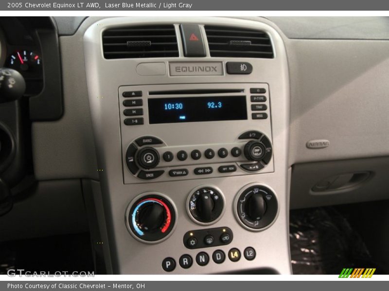 Controls of 2005 Equinox LT AWD
