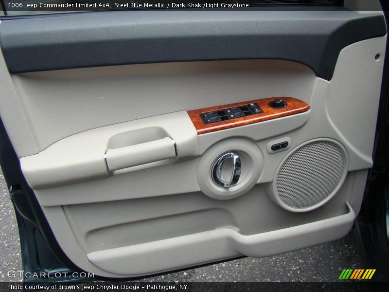 Steel Blue Metallic / Dark Khaki/Light Graystone 2006 Jeep Commander Limited 4x4