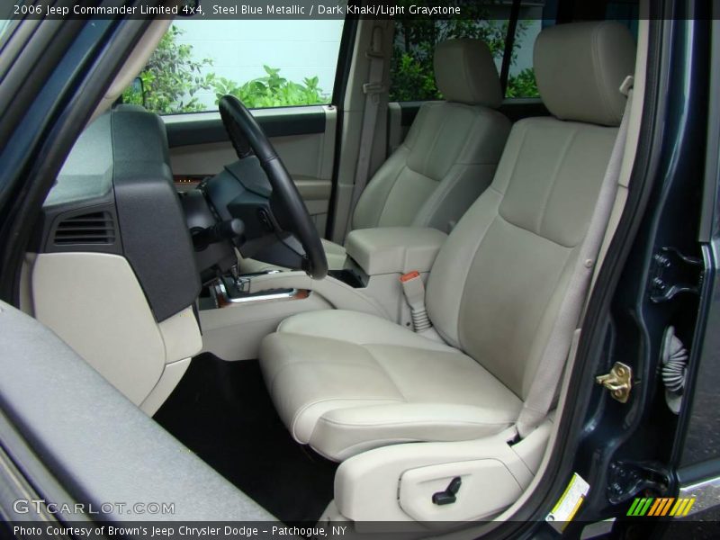 Steel Blue Metallic / Dark Khaki/Light Graystone 2006 Jeep Commander Limited 4x4