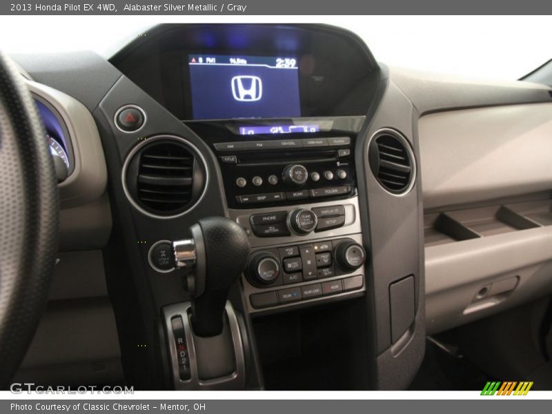 Alabaster Silver Metallic / Gray 2013 Honda Pilot EX 4WD
