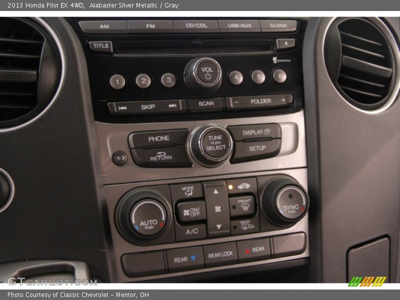 Alabaster Silver Metallic / Gray 2013 Honda Pilot EX 4WD