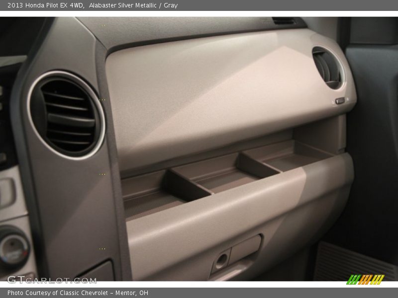 Alabaster Silver Metallic / Gray 2013 Honda Pilot EX 4WD