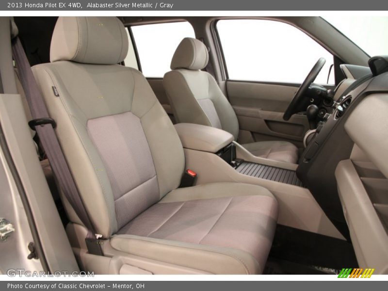 Alabaster Silver Metallic / Gray 2013 Honda Pilot EX 4WD