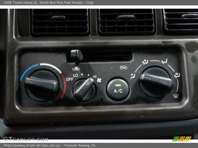 Controls of 1998 Sienna LE