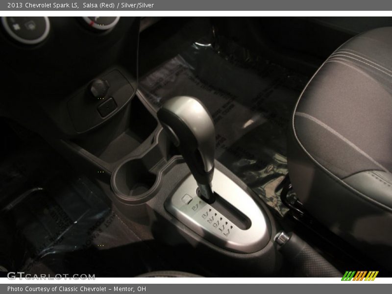 Salsa (Red) / Silver/Silver 2013 Chevrolet Spark LS