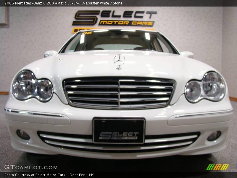 Alabaster White / Stone 2006 Mercedes-Benz C 280 4Matic Luxury