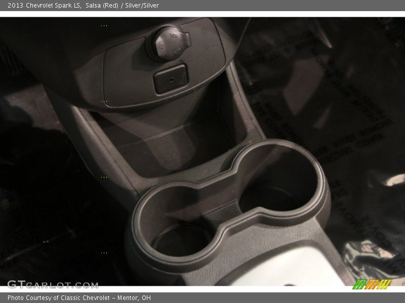 Salsa (Red) / Silver/Silver 2013 Chevrolet Spark LS
