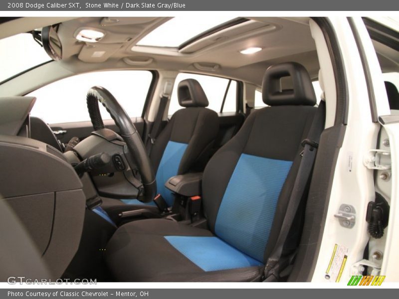 Stone White / Dark Slate Gray/Blue 2008 Dodge Caliber SXT