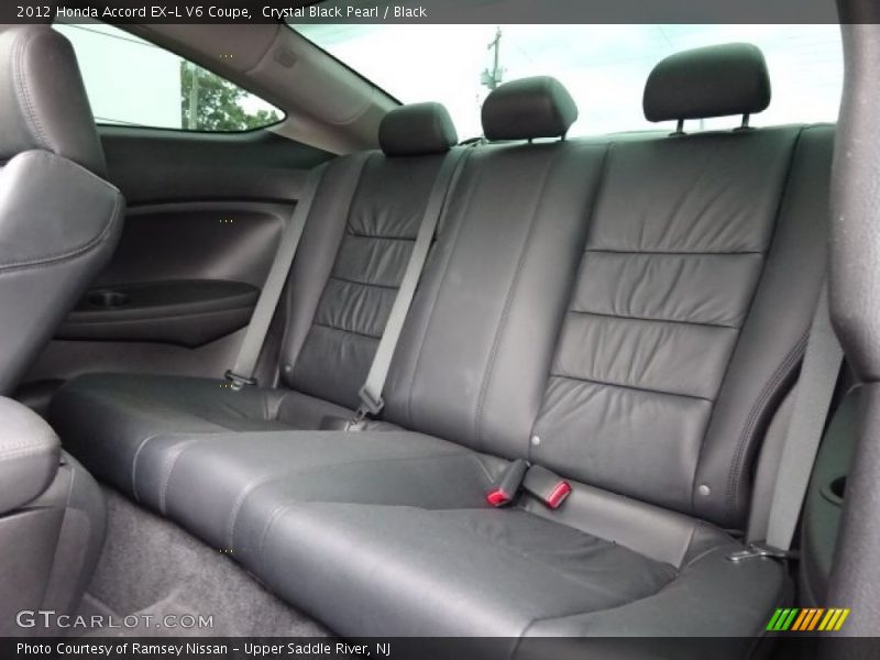 Rear Seat of 2012 Accord EX-L V6 Coupe