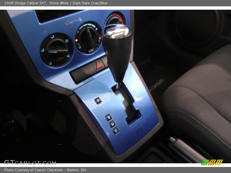 Stone White / Dark Slate Gray/Blue 2008 Dodge Caliber SXT