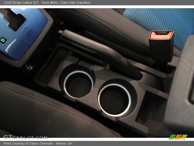 Stone White / Dark Slate Gray/Blue 2008 Dodge Caliber SXT