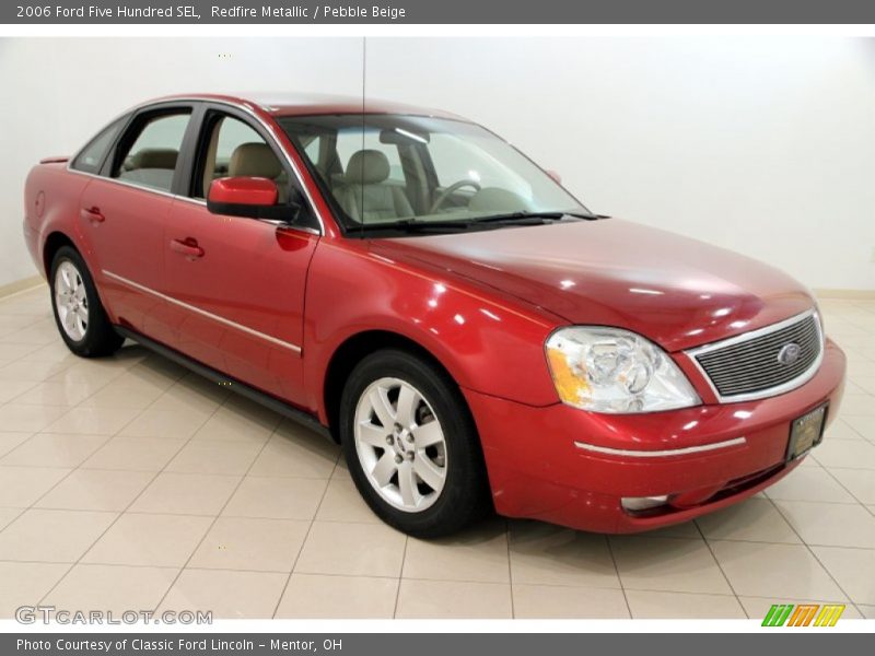 Redfire Metallic / Pebble Beige 2006 Ford Five Hundred SEL